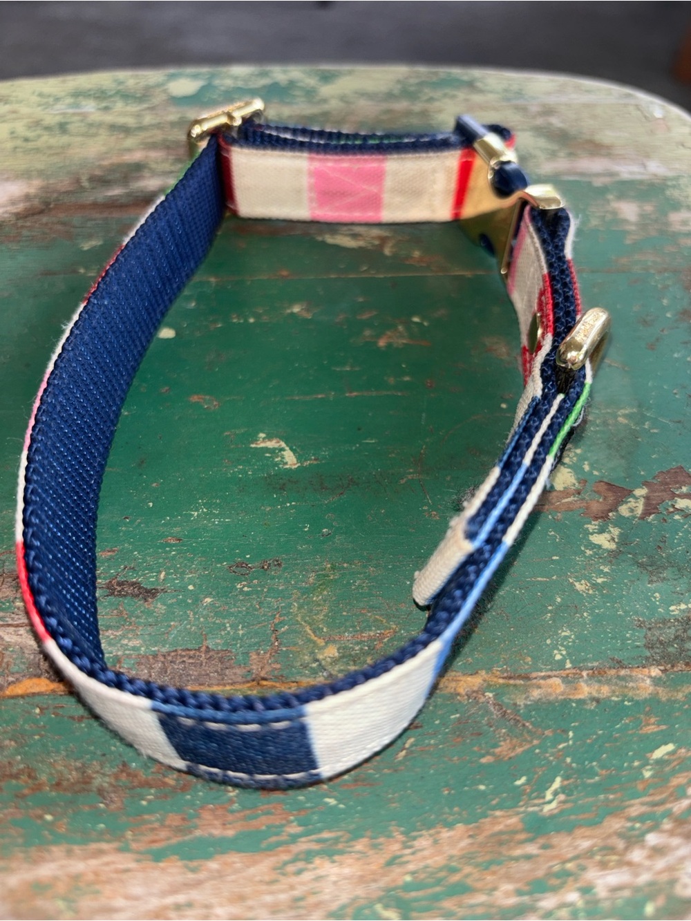 Kate Spade NY Adventure Stripe Dog Collar & Leash Combo - - Picture 11 of 16